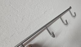 5 er Metallhaken Grau Garderobe Handtuchhalter Nr. 28