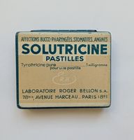 Alte Blechdose Solutricine ca. 1950 Midcentury