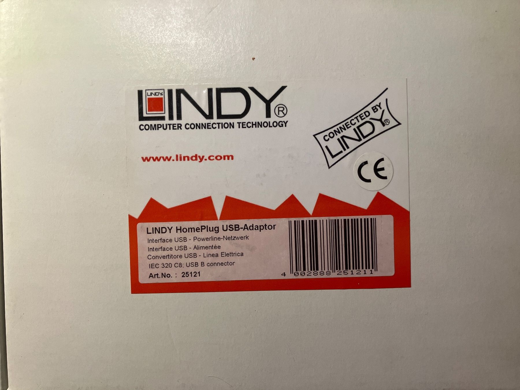Lecteurs & Adaptateurs: Lindy HomePlug Adapter USB – Neuf avec emballage d'origine à Wädenswil par Messervice