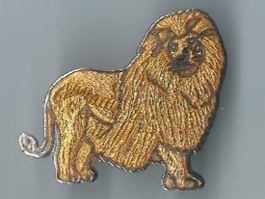 Süsser Löwe goldig, Pin