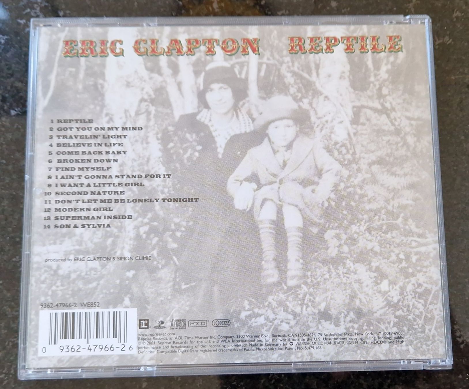 CD: Eric Clapton - Reptile CD Album – Usato da Wettingen venduto da brownie14 2
