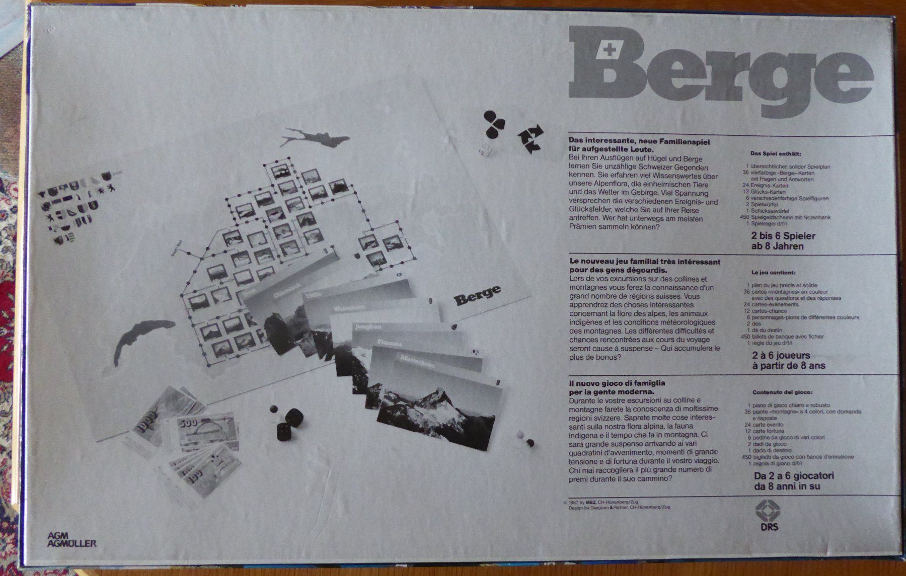 Spiele: Brettspiel Berge DRS – Neu (gemäss Beschreibung) aus Gossau SG von tenerife11 3