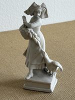 antike Porzellanfigur Figur Biskuitporzellan GÄNSELIESL 