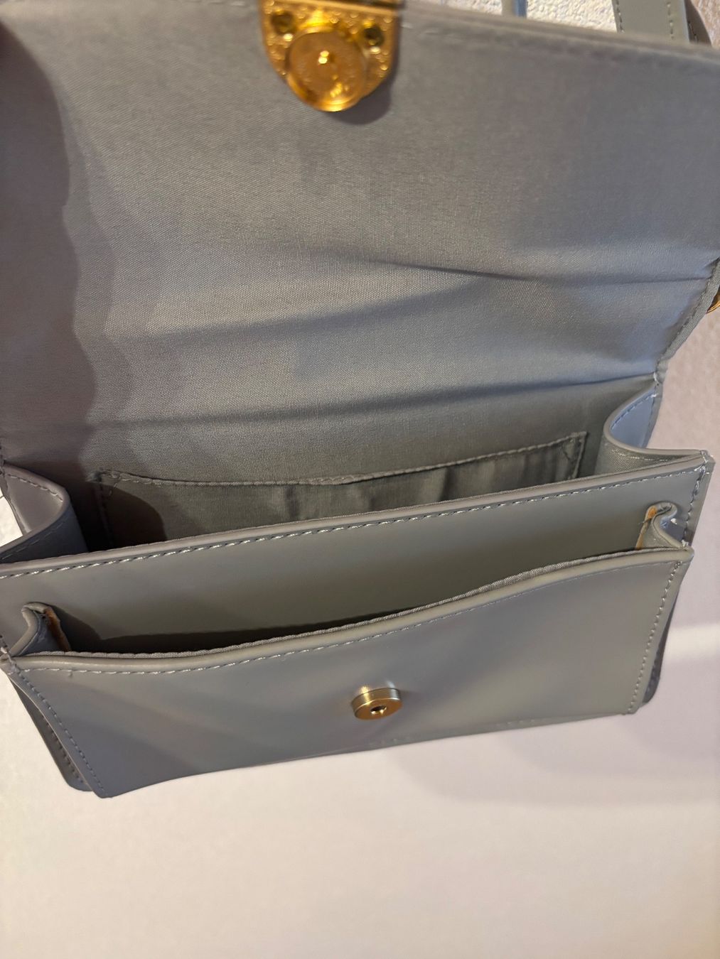 Taschen für Damen: Sac à bandoulière bleu-gris – Gebraucht aus Grandvillard von Elsa.Del 2