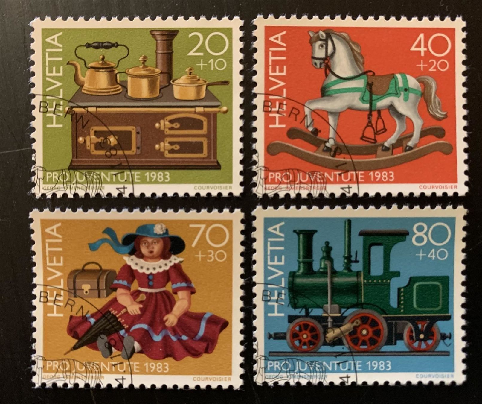 Tutti i francobolli: Pro Juventute 1983 - Ersttagsstempel – Usato da Eggersriet venduto da glasshouse3egg