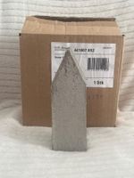 6 Balthasar Kerzen Haus Silber 50x50x150mm Neu