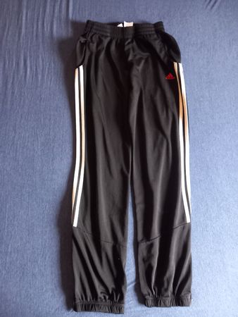 Pantalon de survêtement Adidas, noir, taille L , 13-14 ans