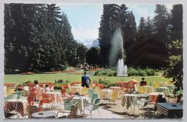 Interlaken, Kursaal-Garten mit Jungfrau