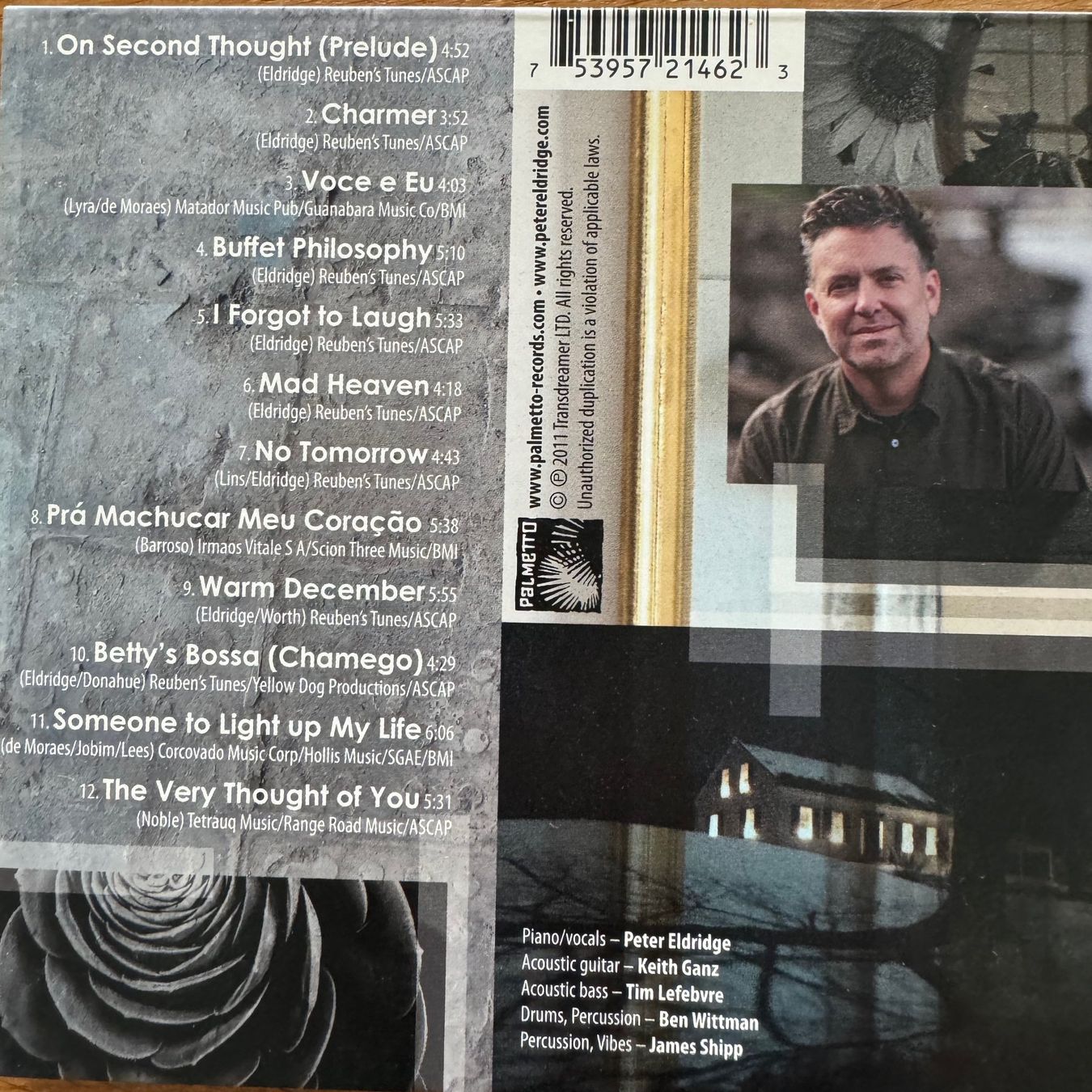 CD: Peter Eldridge - Mad Heaven (CD) 2011 w. Tim Lefebvre – Usato da Zug venduto da Mirare9 6