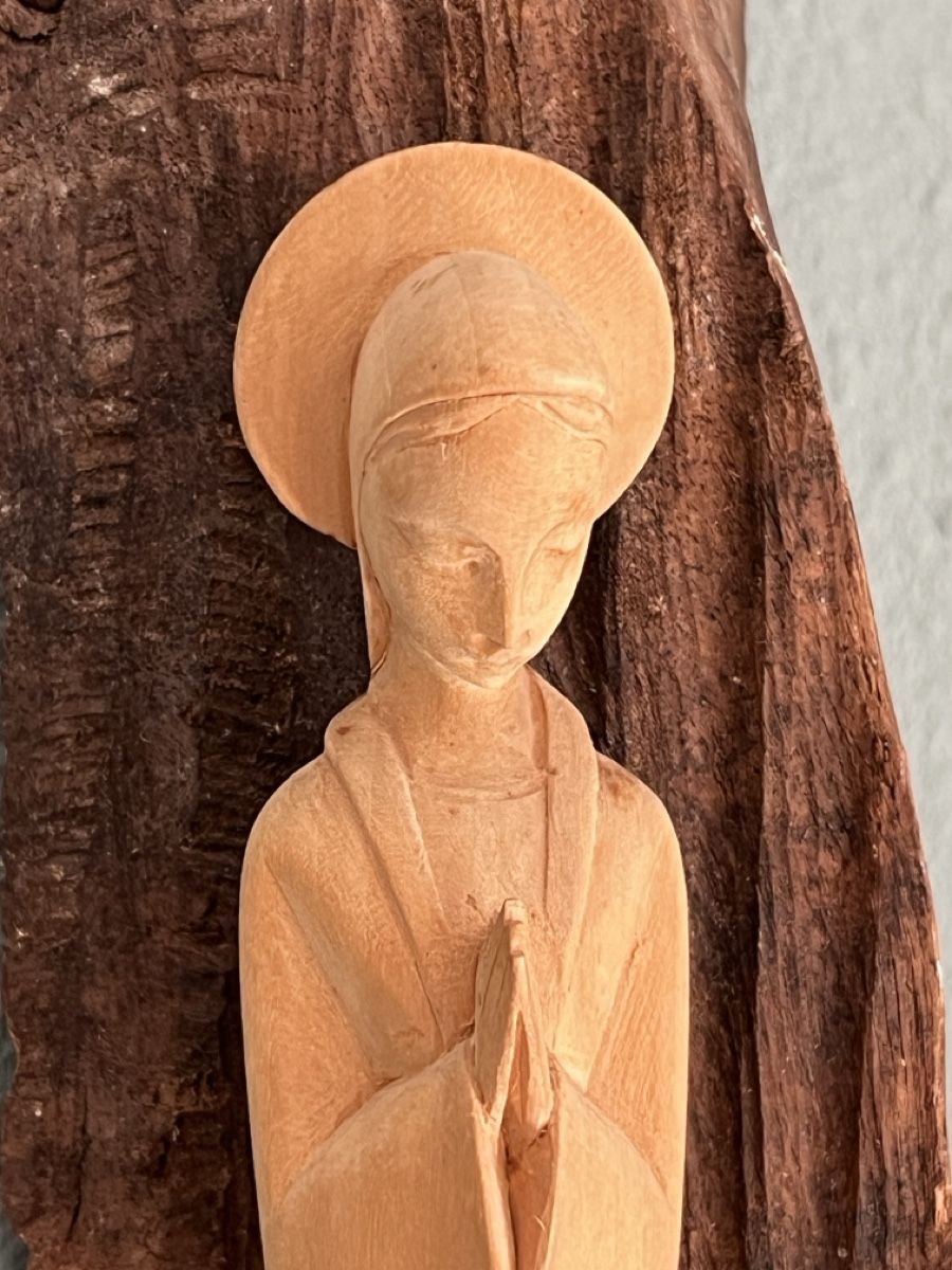 Statuette: Marienfigur geschnitzt – Usato da Zürich venduto da anjoz 1