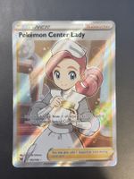 Pokémon Karte Center Lady 185/185 Full Art Zustand gut