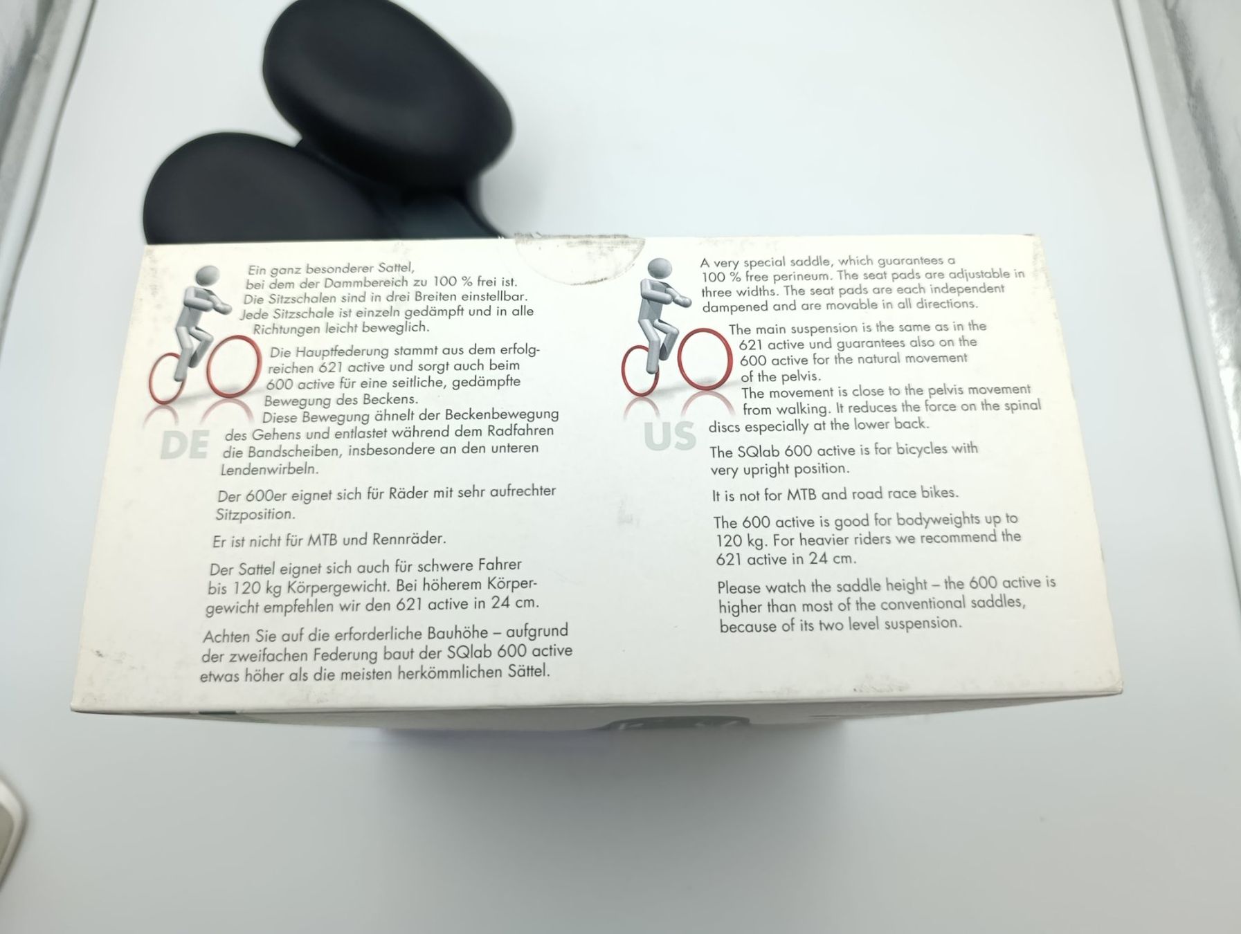 Pezzi di ricambio: Fahrradsattel SQlab 600 active schwarz – Usato da Wil SG venduto da Donaldus 6