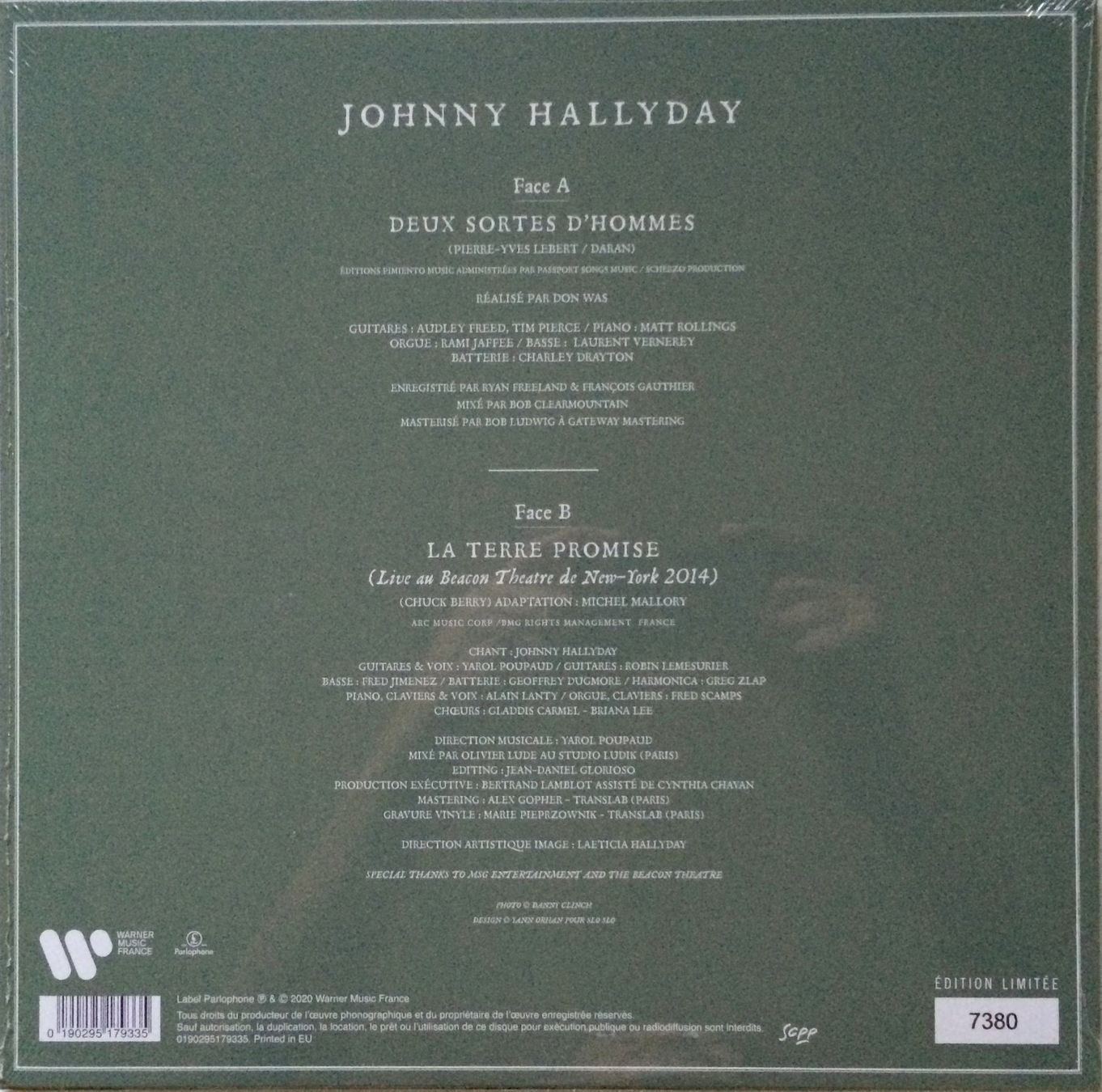 Dischi in vinile: JOHNNY HALLYDAY - DEUX SORTES D'HOMMES – Nuovo e nell'imballaggio originale da Bottens venduto da hotter-than-hell 1