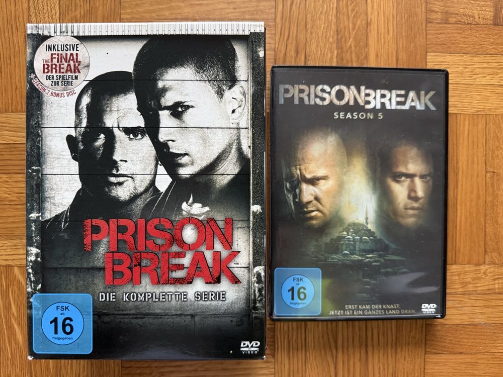 Prison Break – Die komplette Serie (Staffel 1-5), DVD (Neu (gemäss ...