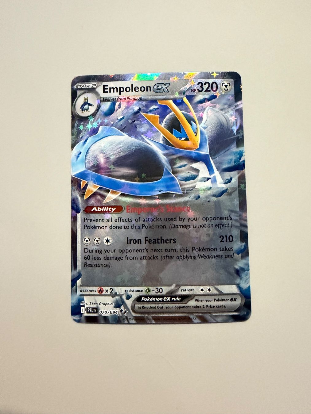 Pokémon Carte collezionabili: Empoleon EX 070/094 – Nuovo (secondo la descrizione) da Niederhasli venduto da tcgpoint