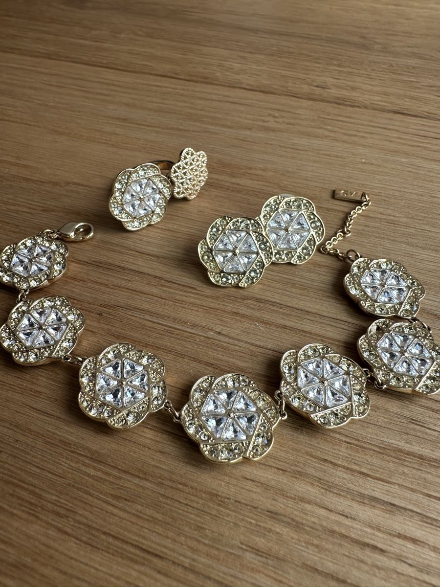 Swarovski Altri gioielli: Wunderschönes Atelier Swarovski Set (Ring Gr 52) – Nuovo (secondo la descrizione) da Bonstetten venduto da sbischof