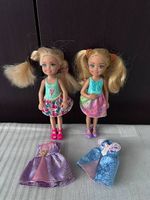 4 Barbie Chelsea Puppen mit Wechselkleidern & Schuhen