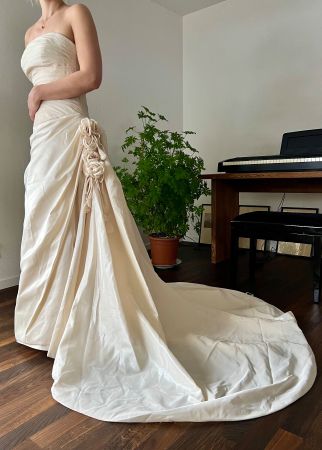 Brautkleid, Seide, Corset,Hochzeitskleid, Wedding dress silk