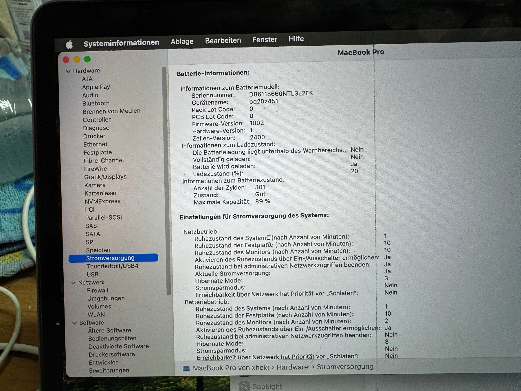 Apple Notebook: MacBook Pro  M1 13 zoll 2020 – Difettoso da Au SG venduto da bah_6f5w 7