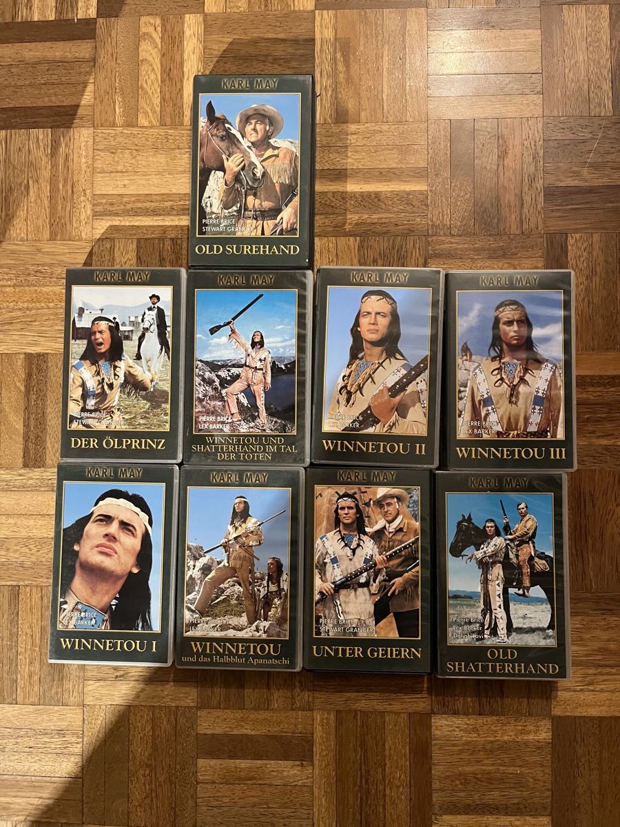 Alle VHS: 9 Karl May Filme - DVD Sammlung – Gebraucht aus Steffisburg von Tausendel