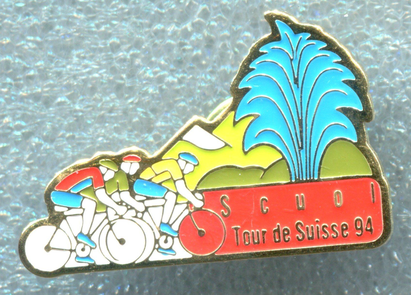 Plaketten & Abzeichen: Tour de Suisse '94  SCUOL – Gebraucht aus Winterthur von Sammleroase