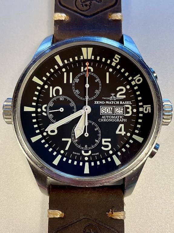 Uhren: Zeno Watch Basel / Fellow Oversized Chronograph Day-Date – Gebraucht aus Höfen b. Thun von Pritt1