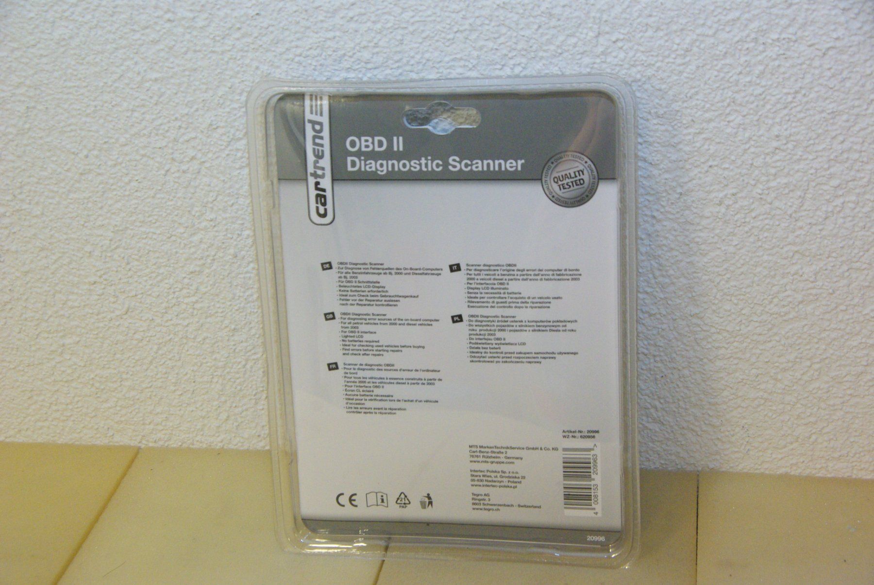 Messen: OBD II Diagnostic Scanner von cartrend – Neu und originalverpackt aus Herisau von Cevianer1844 3