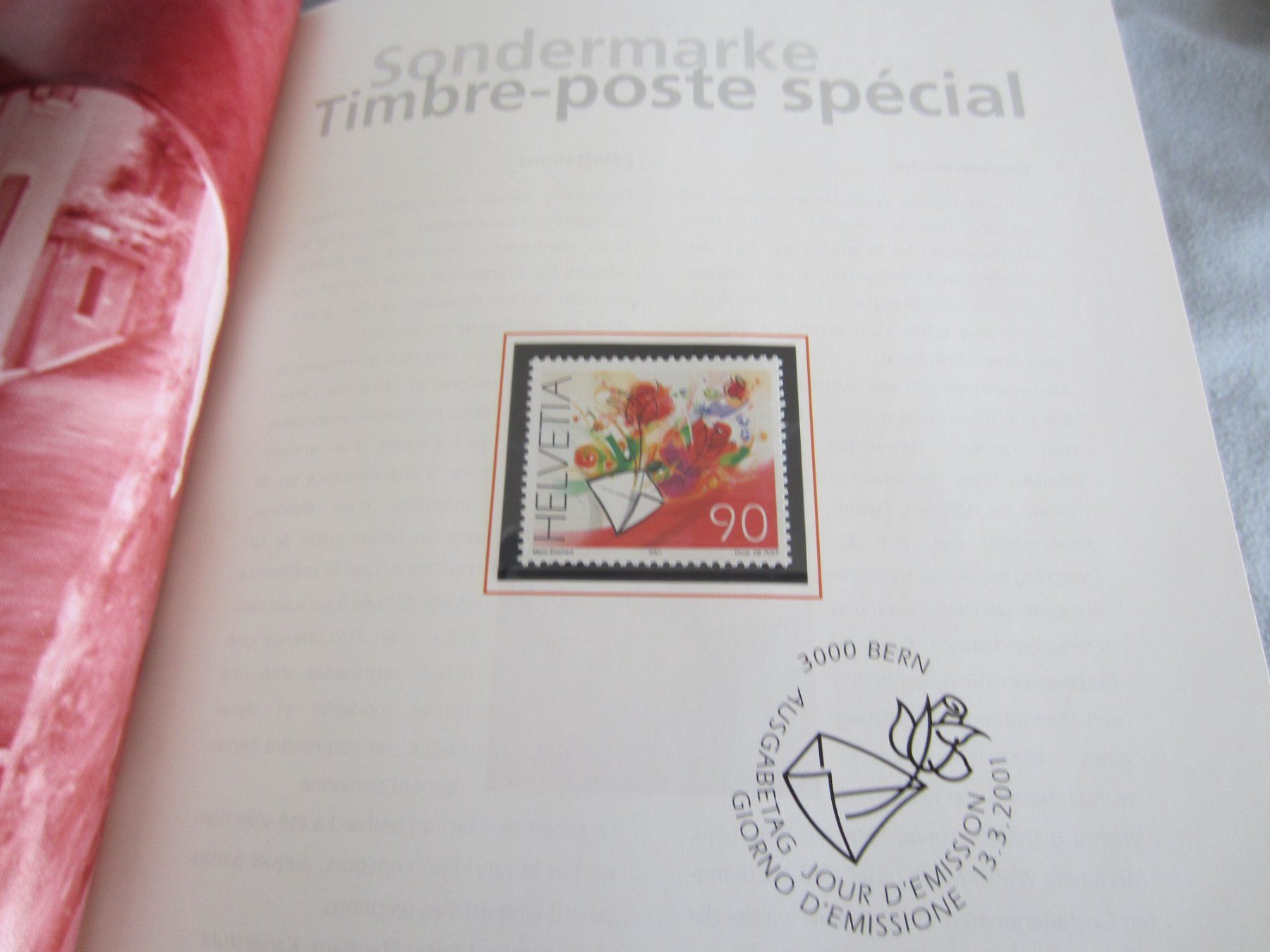 Tutti i francobolli: Briefmarken Jahres buch 2001 – Usato da Rupperswil venduto da Ema10 3