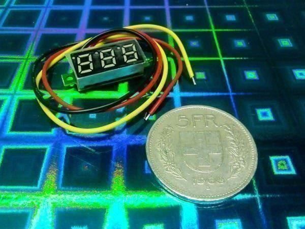 Messen: Mini-Voltmeter grün, 0-99.9 V DC | LED-Display – Neu (gemäss Beschreibung) aus Luzern von Salefactory 1