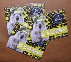 Liechtenstein Crypto Nr. 10 Quokka orange, violett u. türkis