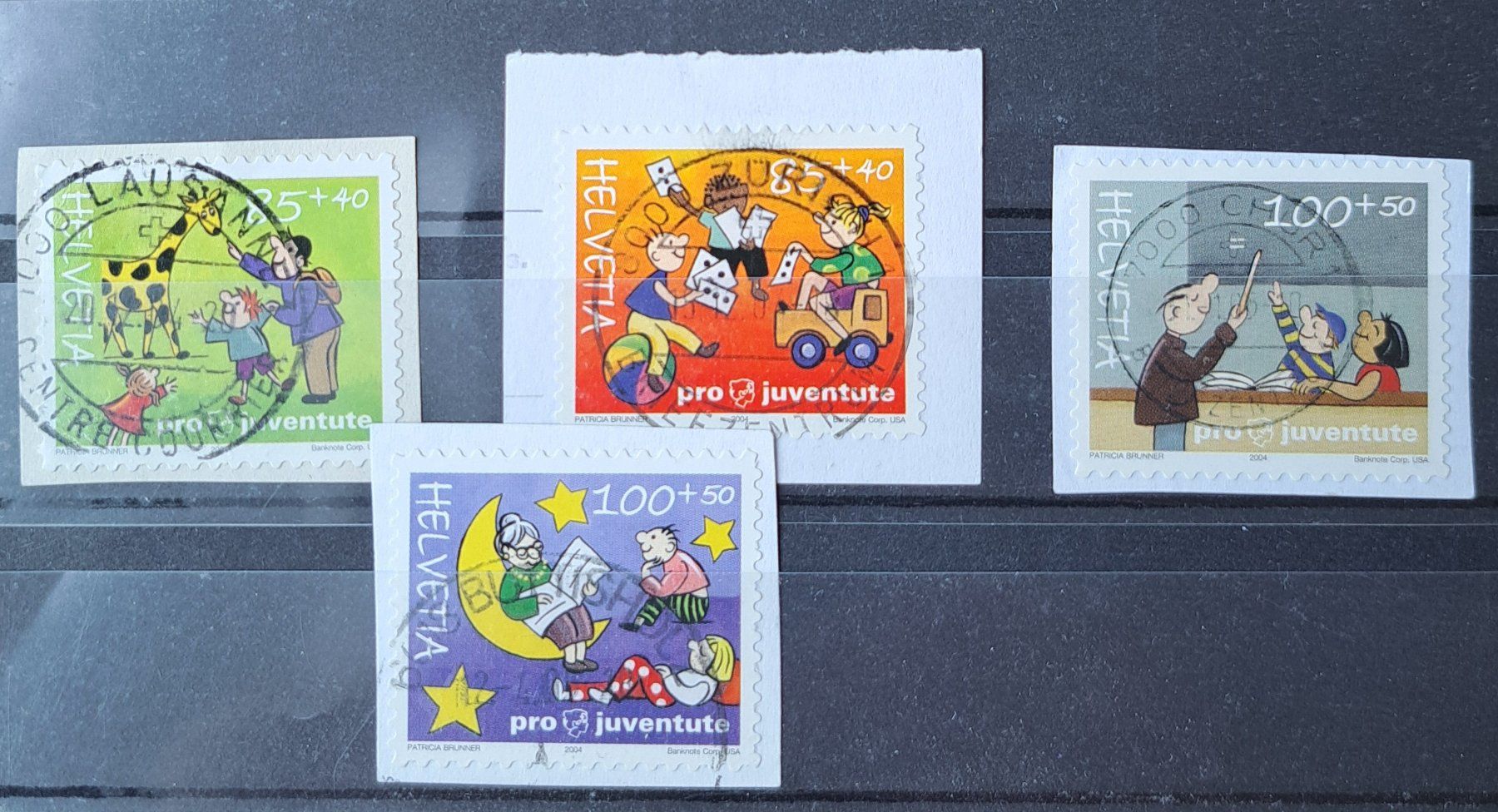 Alle Briefmarken: CH PJ Satz Série 2004 ʘ – Gebraucht aus Biel/Bienne von ESOXMAN