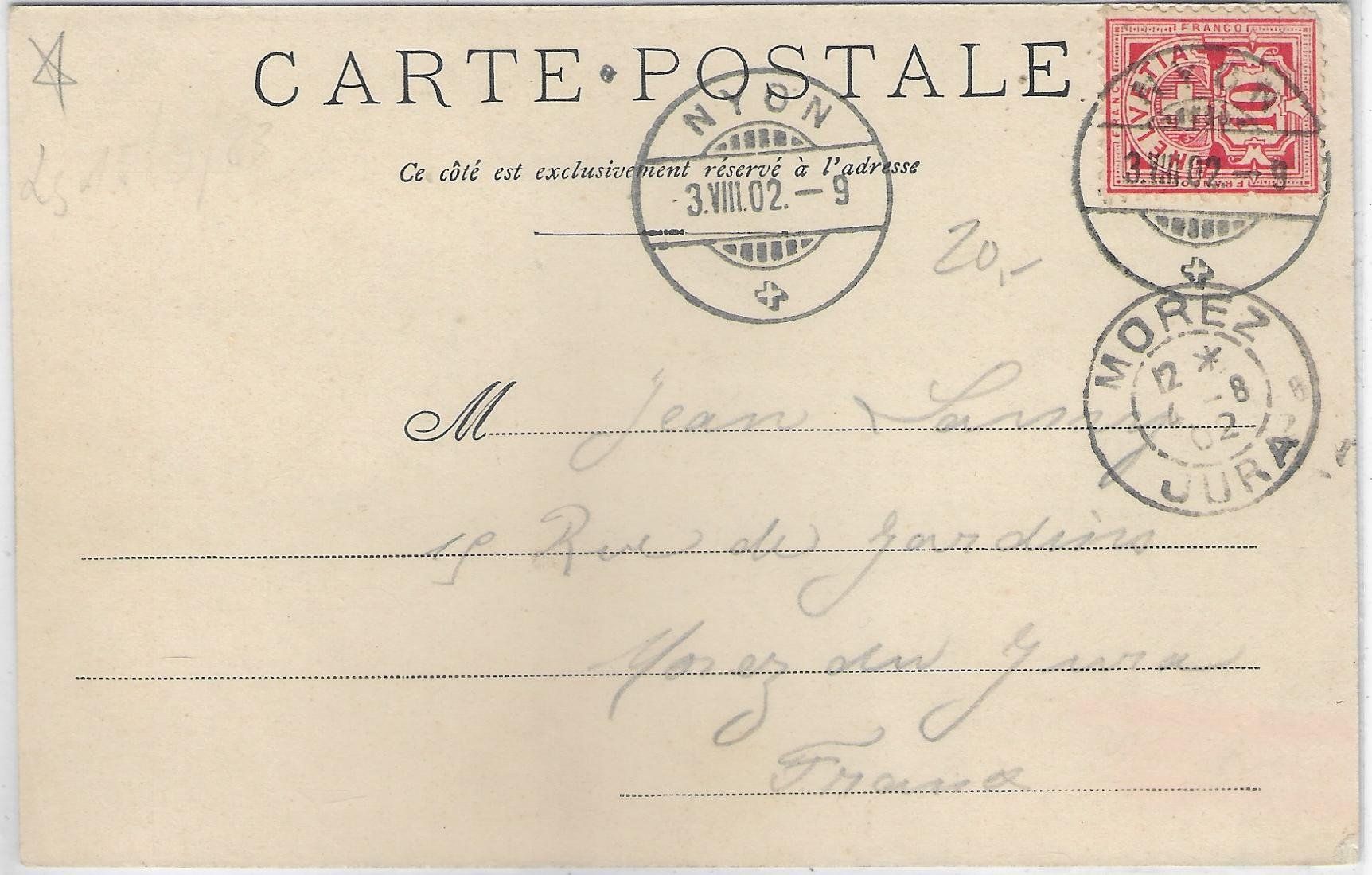 Cartes postales: La Rue a Coppet – D'occasion à Ettingen par Kartenplanet 1
