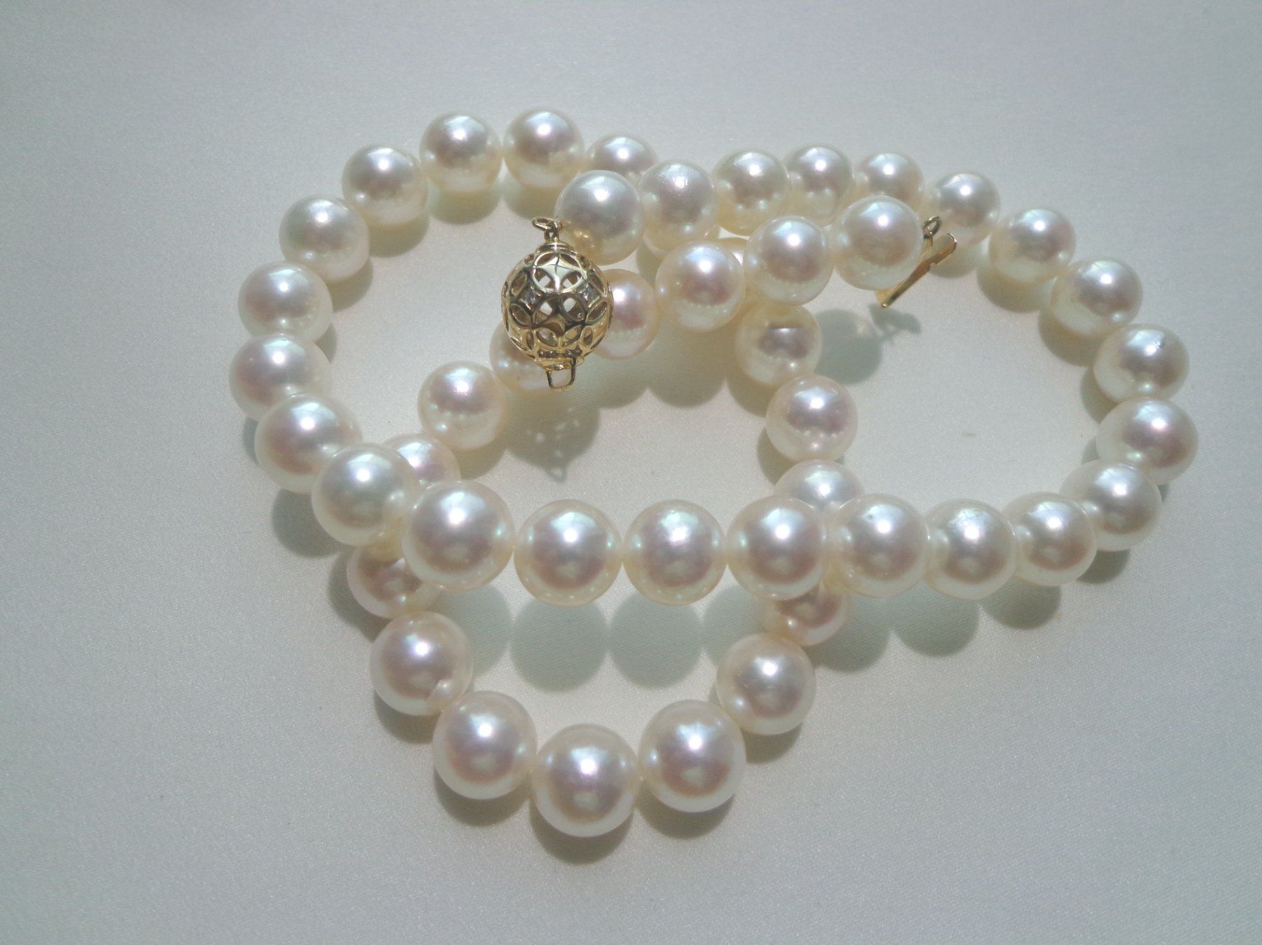 Catenine: Grosse Akoya Perlen Kette  Collier 14KGG – Nuovo (secondo la descrizione) da Steinen venduto da Kleine_sonne 4