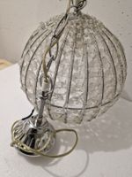 Kristall Kugel Lampe, Vintage Stil, Top Zustand!