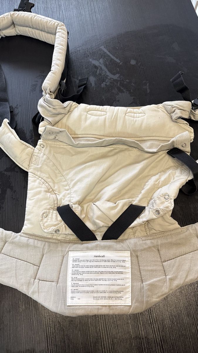 Ergo Baby Marsupi portabebè: Manduca Baby Trage Beige – Usato da Füllinsdorf venduto da tulpenzauber26 1