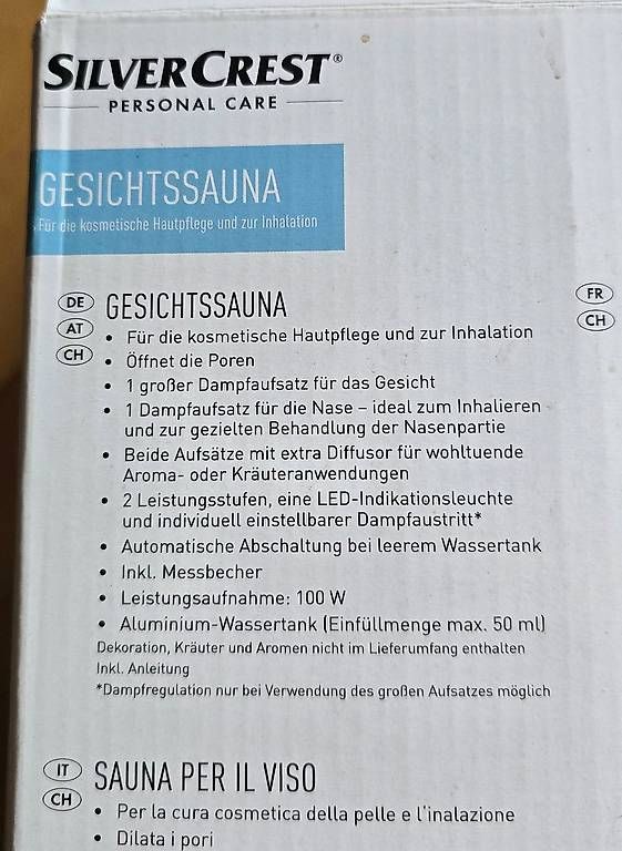 Attrezzature mediche: Inhalationsgerät / Gesichtssauna – Usato da Mettlen venduto da bri_9wmx 4