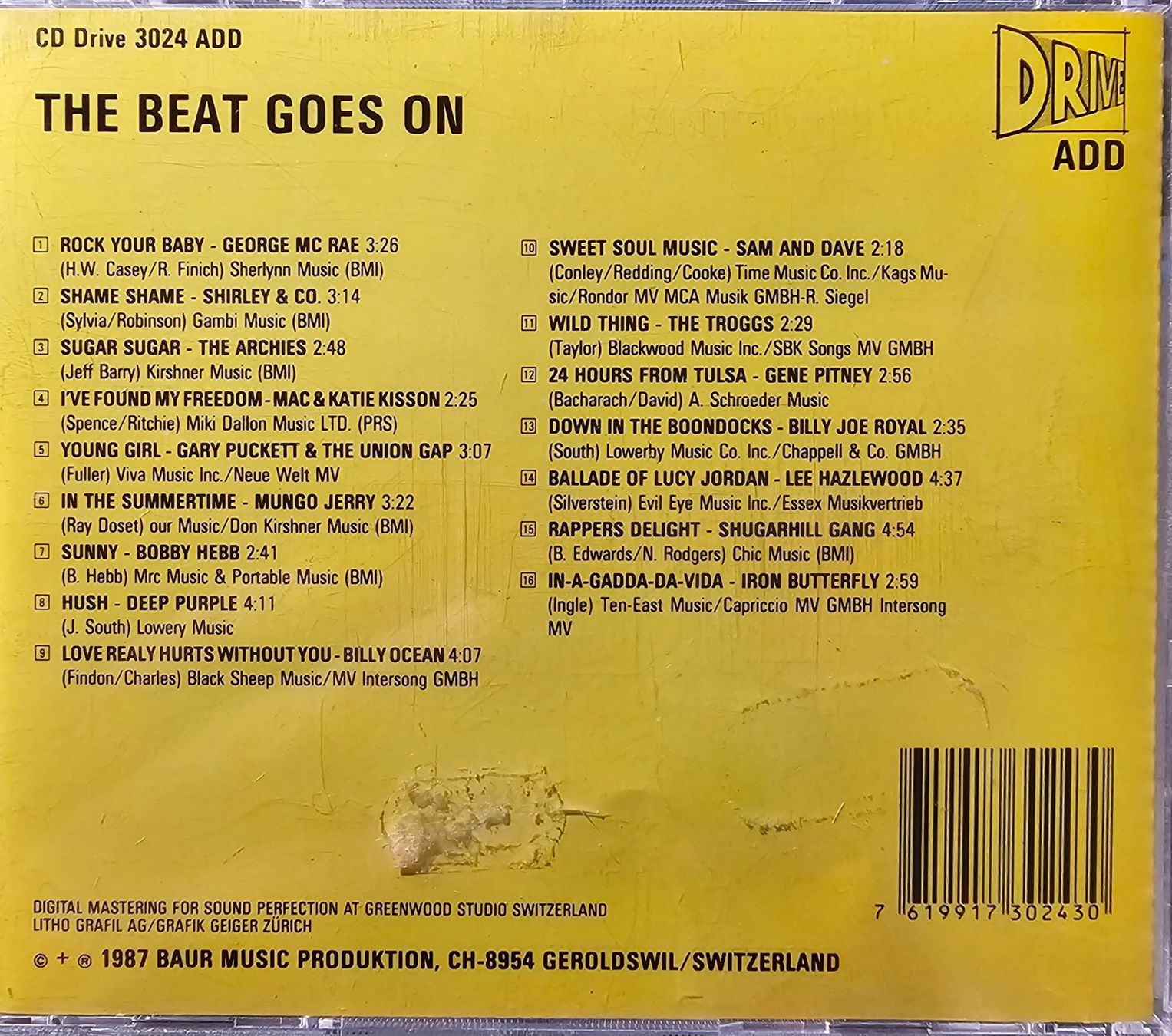 CD: Various – The Beat Goes On – Usato da Wahlen b. Laufen venduto da Cg10 1