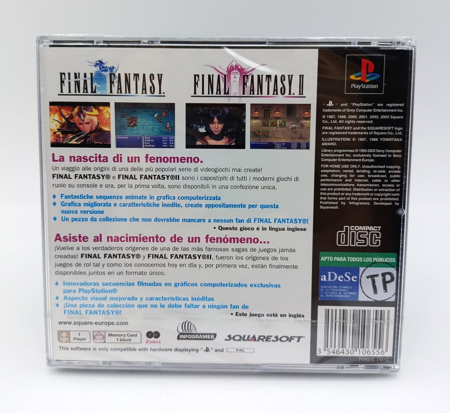Sony Spiele: Final Fantasy Origins PS1 Game NEU, Square Soft – Neu und originalverpackt aus Wil SG von Donaldus 6