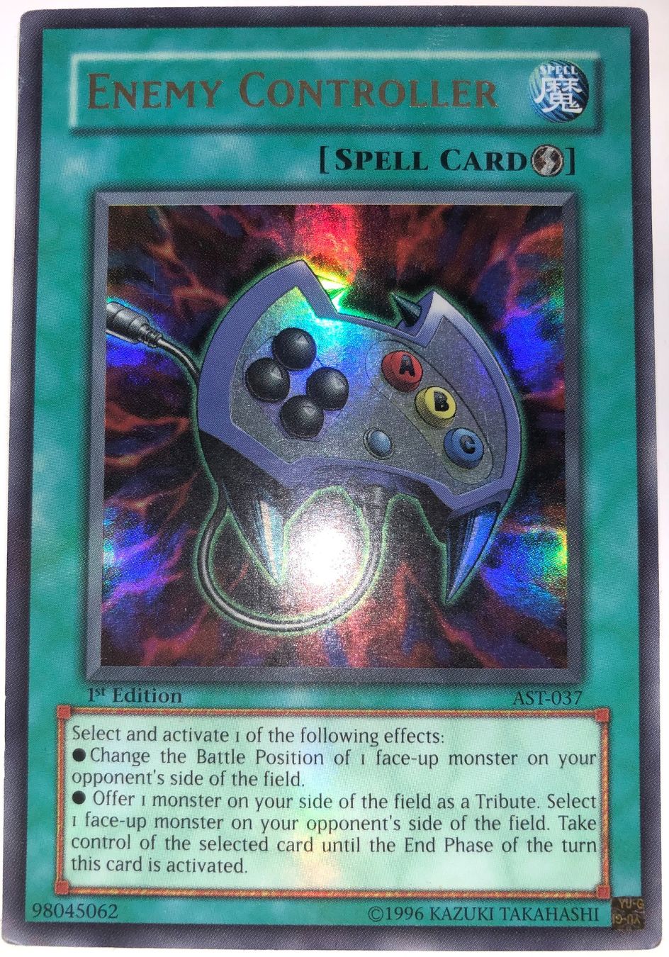 Yugioh Cartes à collectionner: AST-DE037 Enemy Controller | Ultra Rare | 1.Auflage | EN – D'occasion à Altstätten SG par ChangeMaker