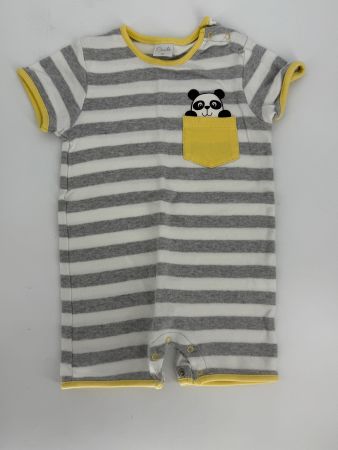 Strampler/ Jumpsuit mit Panda-Motiv, Gr. 80 von Smile