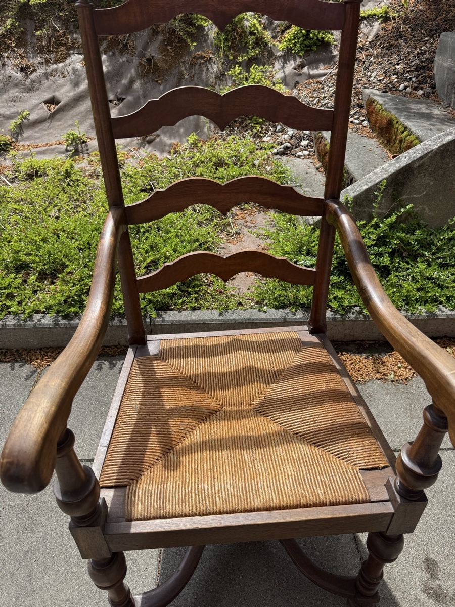 Poltrone: Fauteuil en bois style rustique ass – Usato da Quartino venduto da bia_6tjp 1