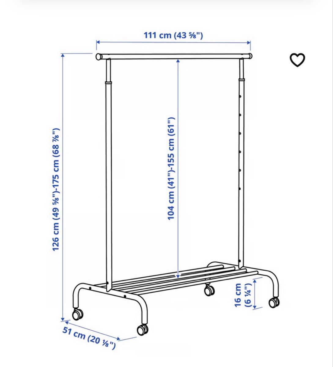 Ikea Stenditoi: Ikea RIGGA Garderobenständer – Nuovo (secondo la descrizione) da Ehrendingen venduto da Uxaxa 2