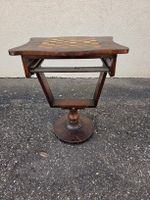 Antiker Schach-Tisch, Holz, Unikat, Vintage, Deko!