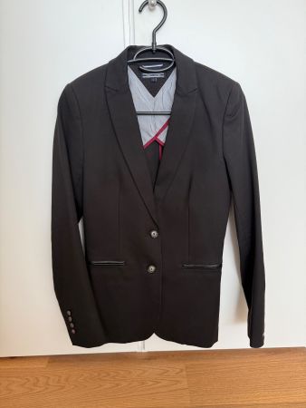 Tommy Hilfiger Damen Blazer, Gr. 4, Schwarz