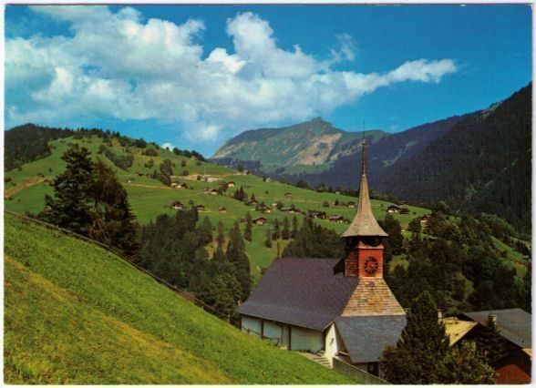 Ansichtskarten: Habkern mit Augstmatthorn – Gebraucht aus Binningen von Mountainrider