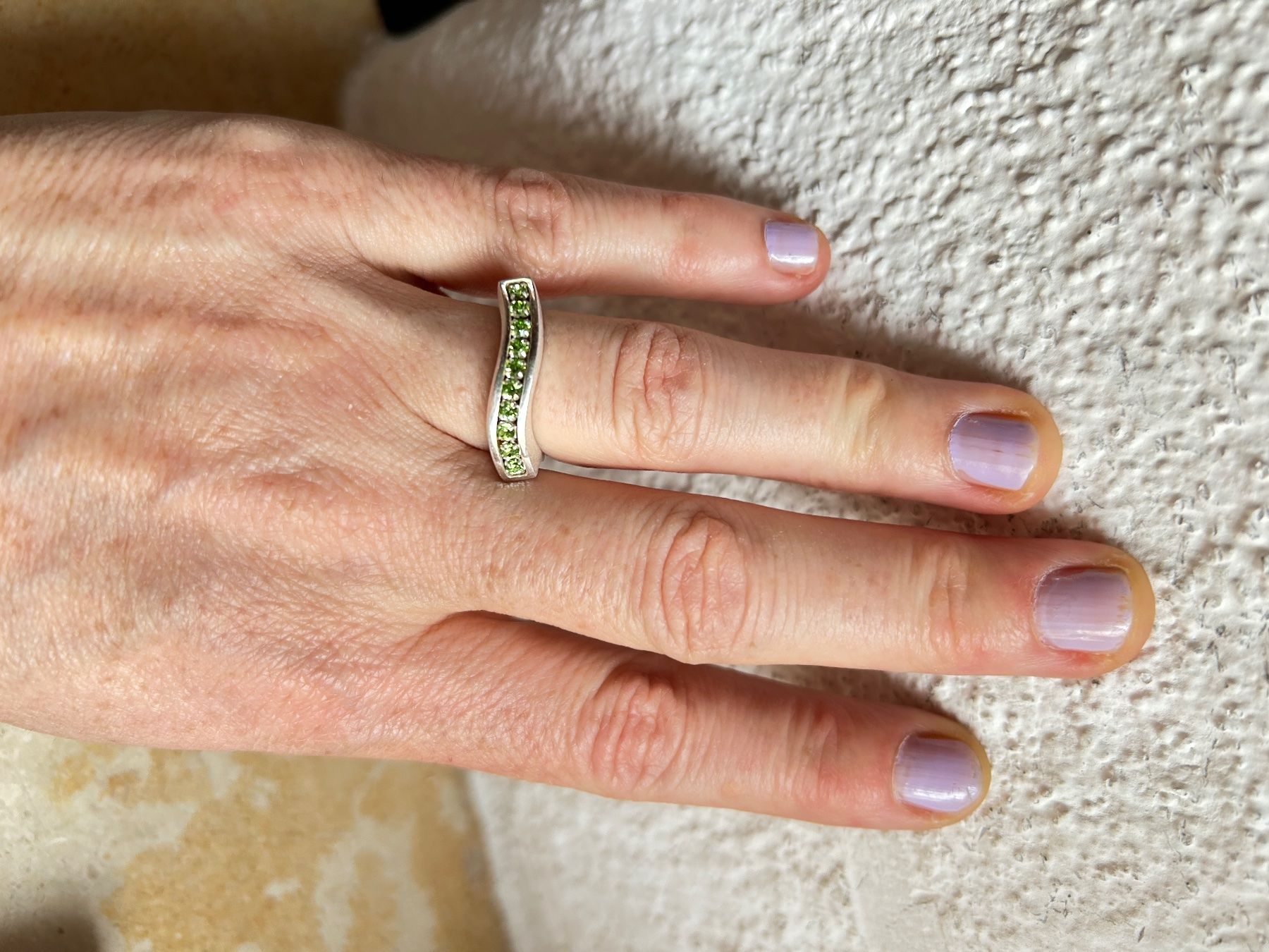 Anelli: Silberring grün/rosa/weiss SWING LINE – Nuovo e nell'imballaggio originale da Dittingen venduto da Bijoubelle 5