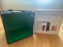 PULUZ Fotostudio Light Box 30cm LED Ringlicht faltbar neu