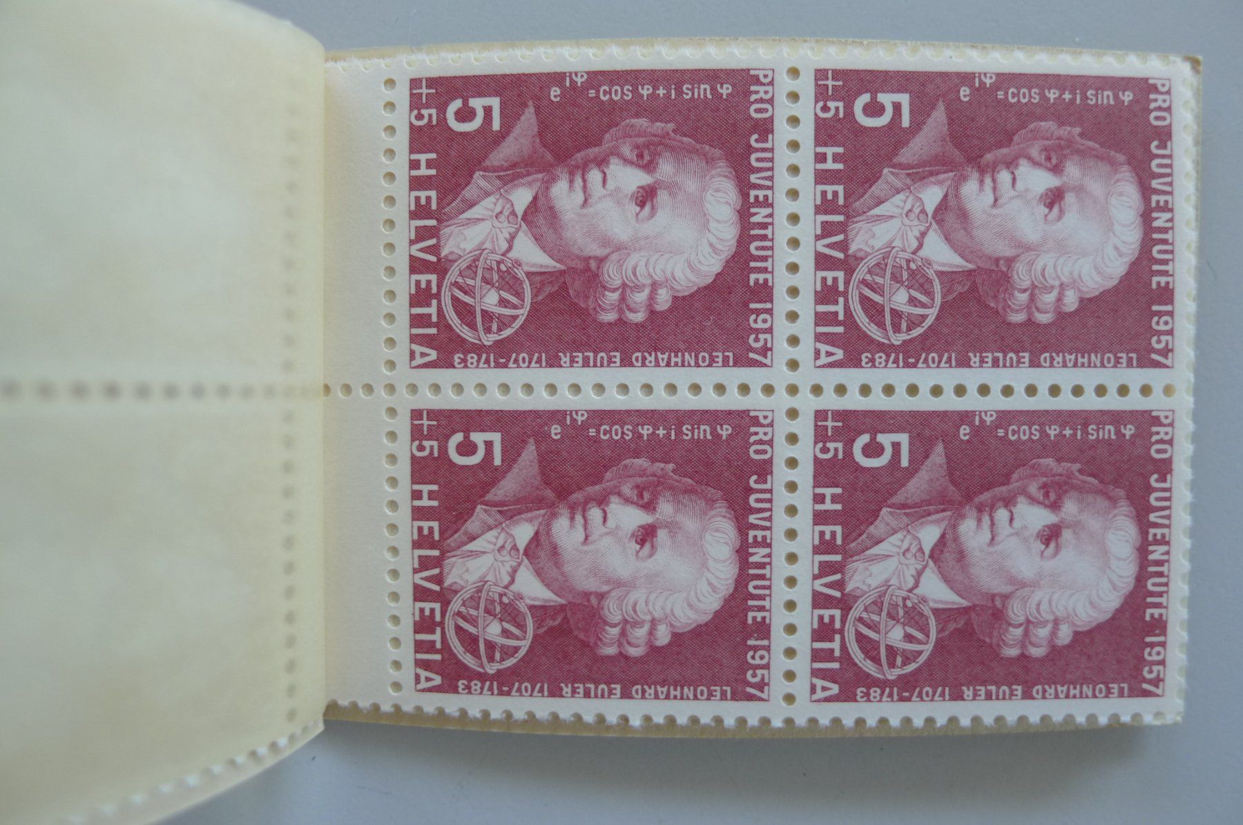 Tutti i francobolli: 1957, Pro Juventute, Markenheft Nr.6 postfrisch **, 300.-+ – Usato da Sursee venduto da Luzernerraute 2