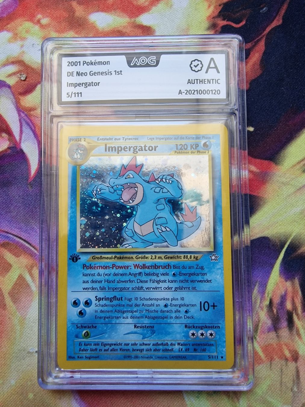 Pokémon Carte collezionabili: Impergator 2001 Neo Genesis 1st Edition Selten AOG Authentic – Usato da St.Gallen venduto da Dombidor