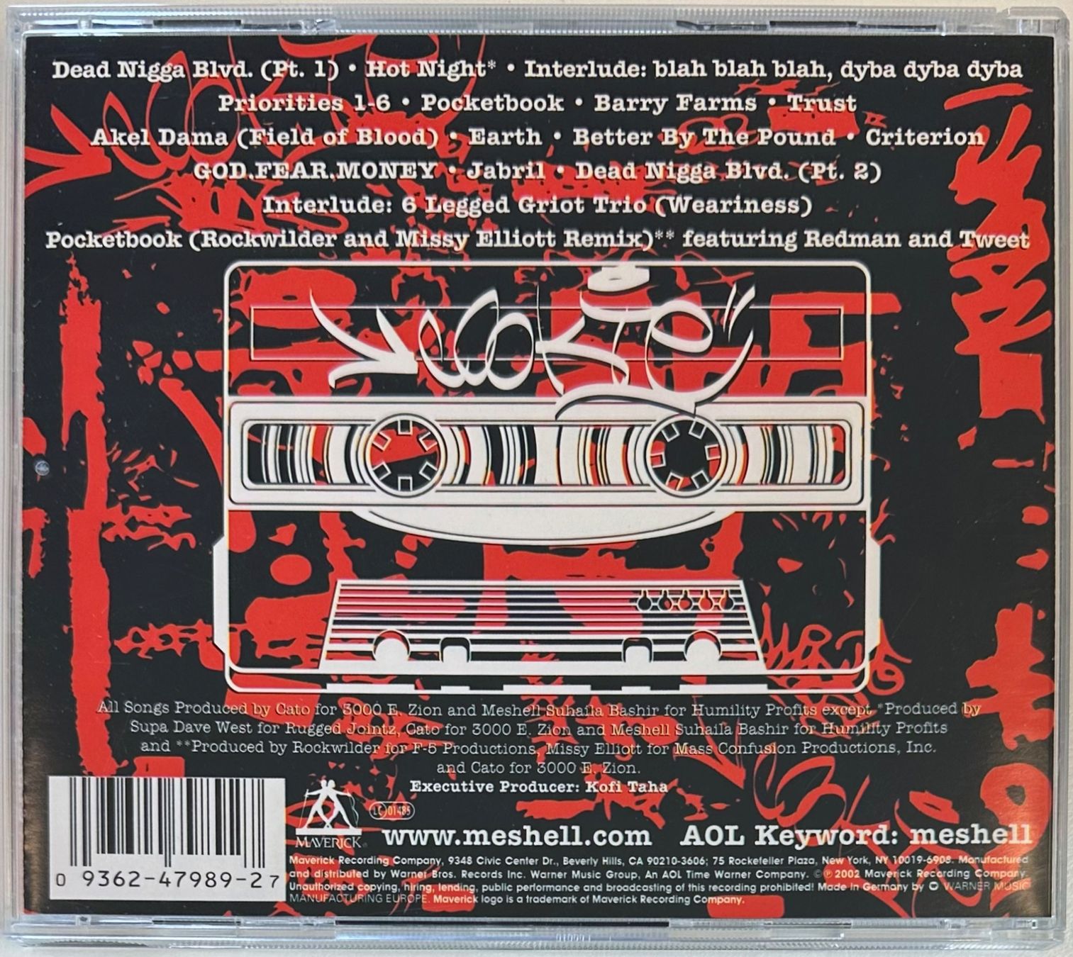 CD: Meshell Ndegeocello – Cookie: The Anthropological Mixtape – Usato da Martigny venduto da jereq 1